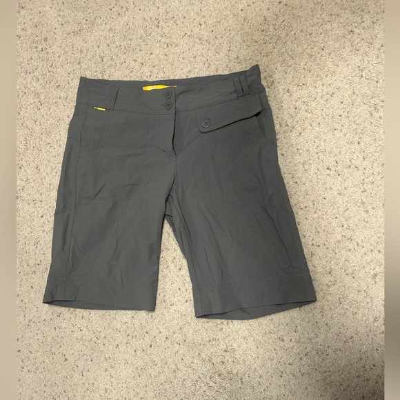 Lole quick dry active wear women’s dark grey shorts size 8 - Picture 1 of 8